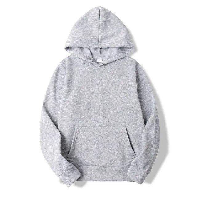 Classic Casual Hooded Sweatshirt with Pockets