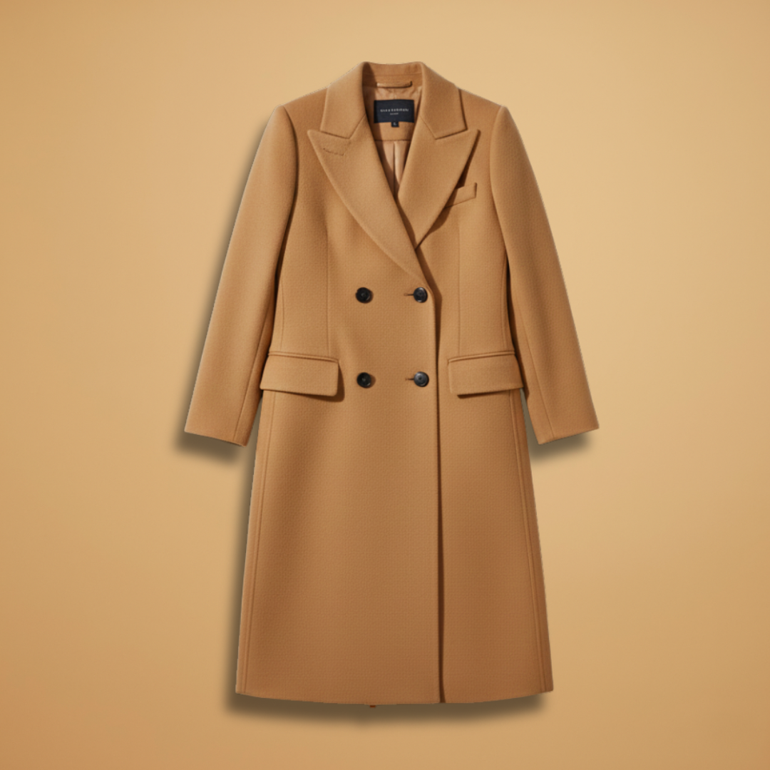 Classic Double Breasted Ladies Coat - Modish World