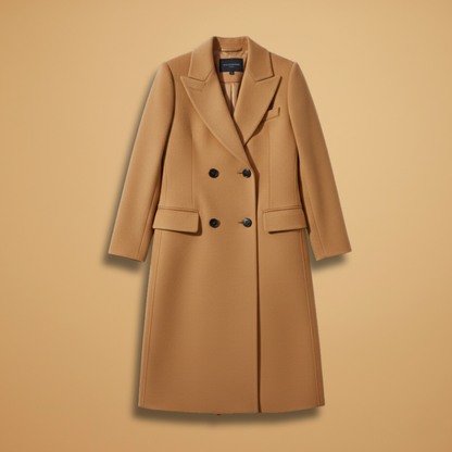 Classic Double Breasted Ladies Coat - Modish World