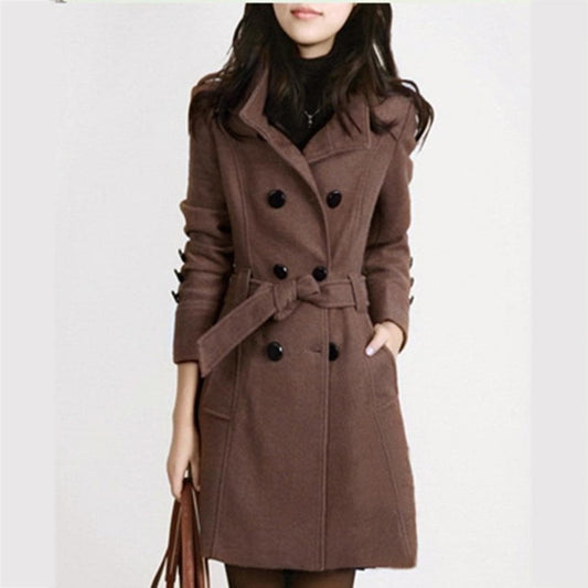 Warm Waterproof Long Women's Coat - ModishWorld