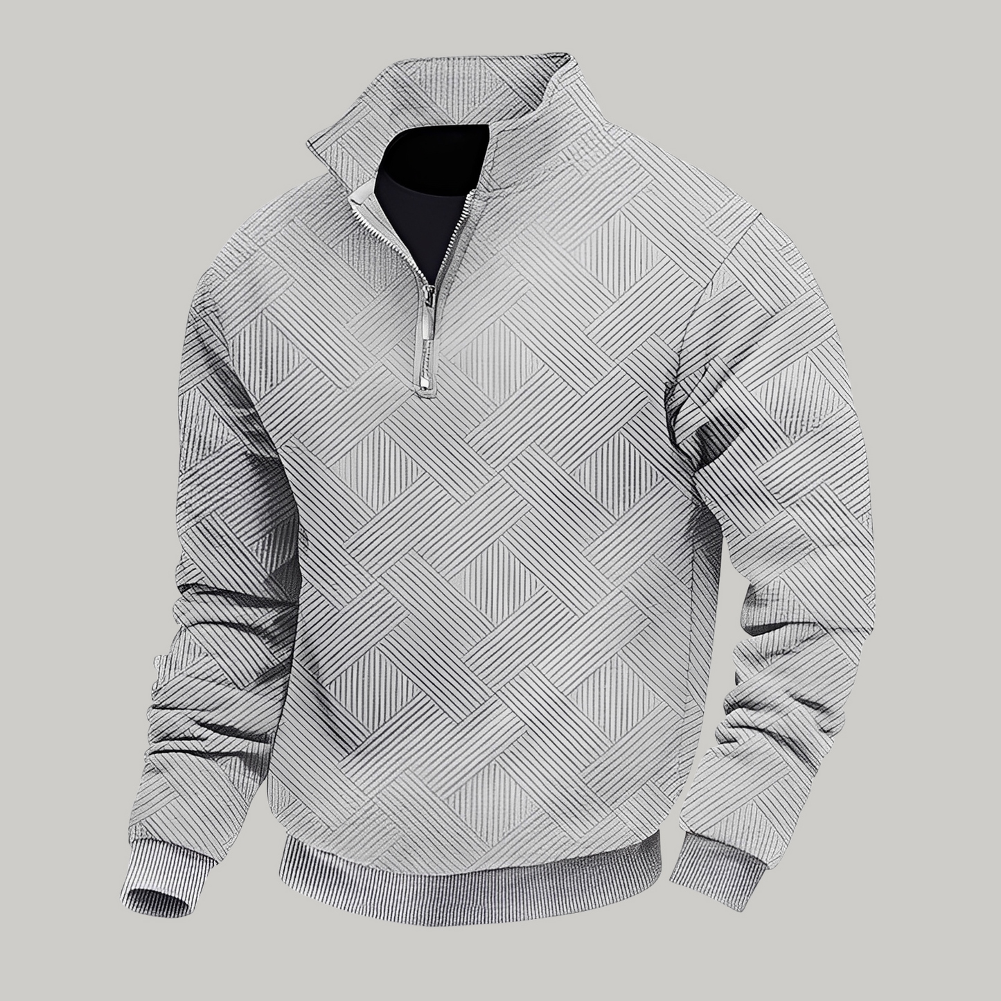 Men's Lightweight Quarter Zip Pullover Sweater