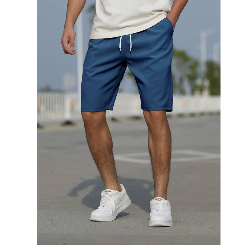 Men's Relaxed Fit Elastic Waist Shorts