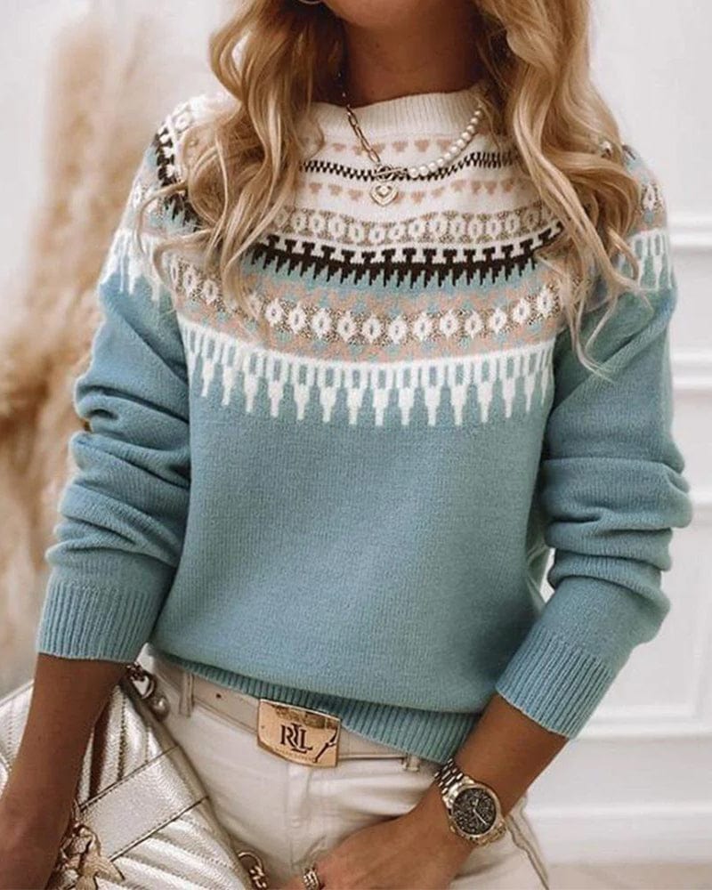 Warm Women's Cable Knit Sweater - ModishWorld