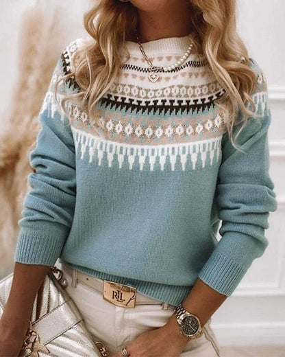 Warm Women's Cable Knit Sweater - ModishWorld