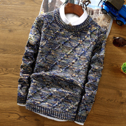 Stylish Crew Neck Men's Sweater