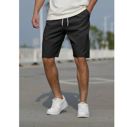 Men's Relaxed Fit Elastic Waist Shorts