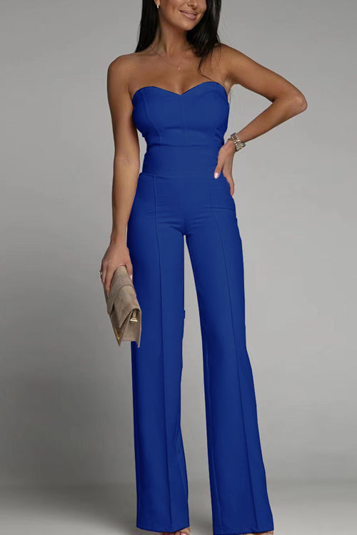 Chic Off-The-Shoulder Loose Fit Jumpsuit for Women - ModishWorld