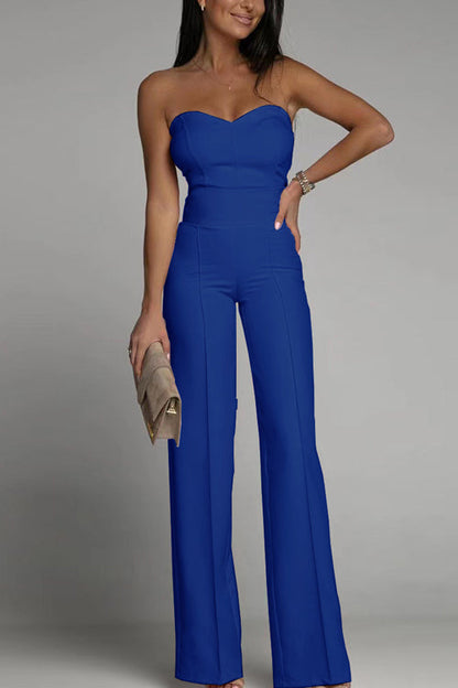 Chic Off-The-Shoulder Loose Fit Jumpsuit for Women - ModishWorld