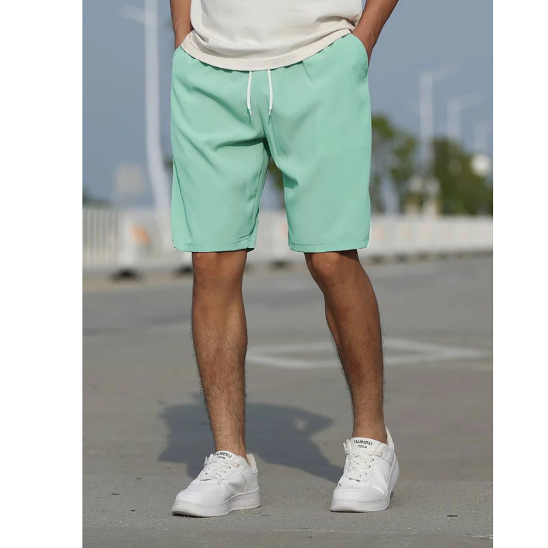Men's Relaxed Fit Elastic Waist Shorts