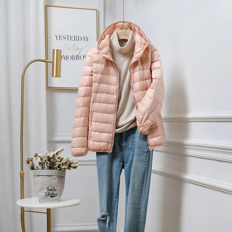 Warm Women's Down Hooded Coat - ModishWorld