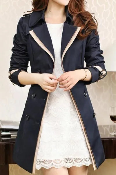 Classic Ladies Long Waterproof Trench Coat - Modish World