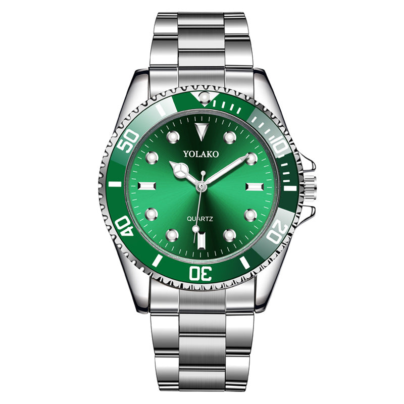 Yoloka Men's Classic Daily Stainless Steel Quartz Watch