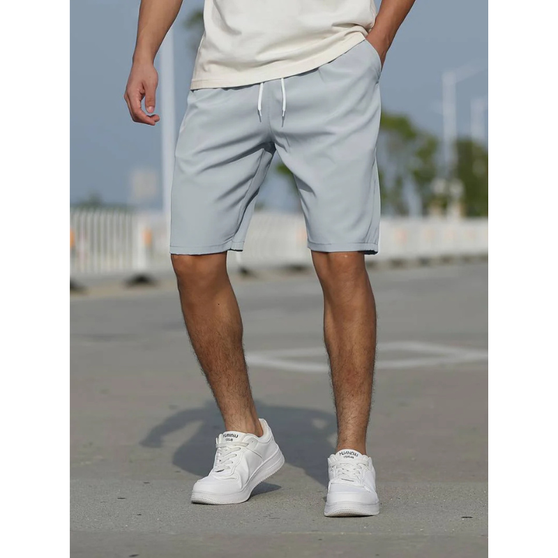Men's Relaxed Fit Elastic Waist Shorts