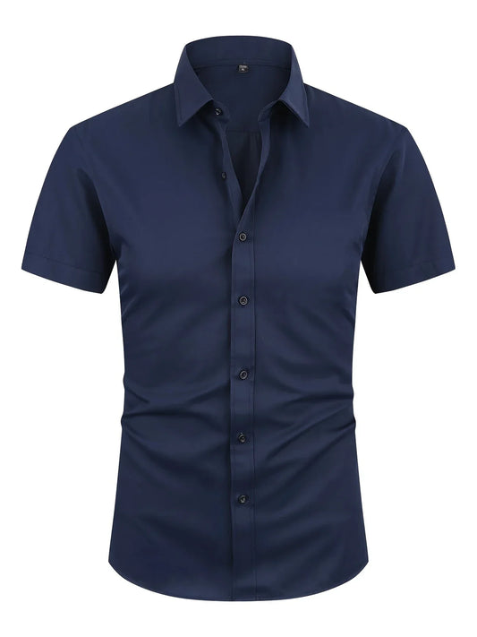 Classic Casual Short Sleeve Tee Shirt - ModishWorld