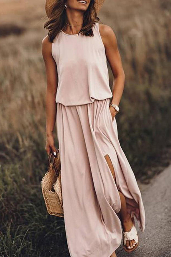Elegant Long Sleeve Maxi Dress for Ladies - ModishWorld
