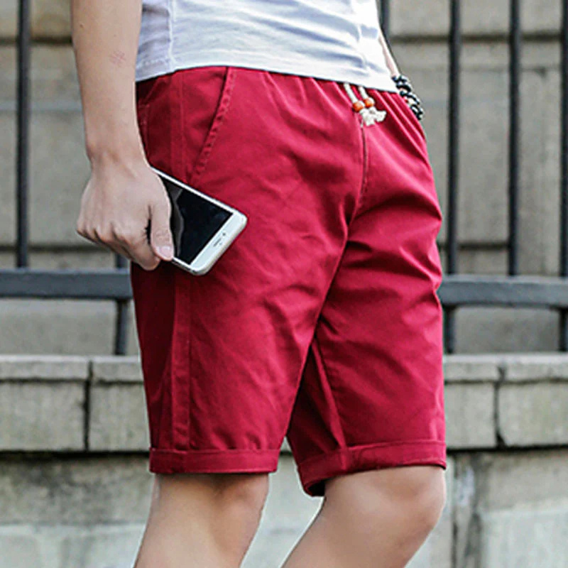 Men's Relaxed Fit Elastic Waist Shorts