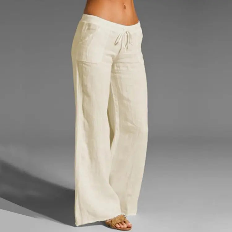 Lightweight Women's Summer Linen Pants - Modish World