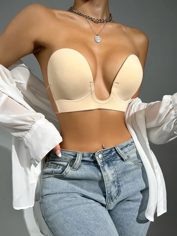 Women's Seamless Wireless Backless Bra