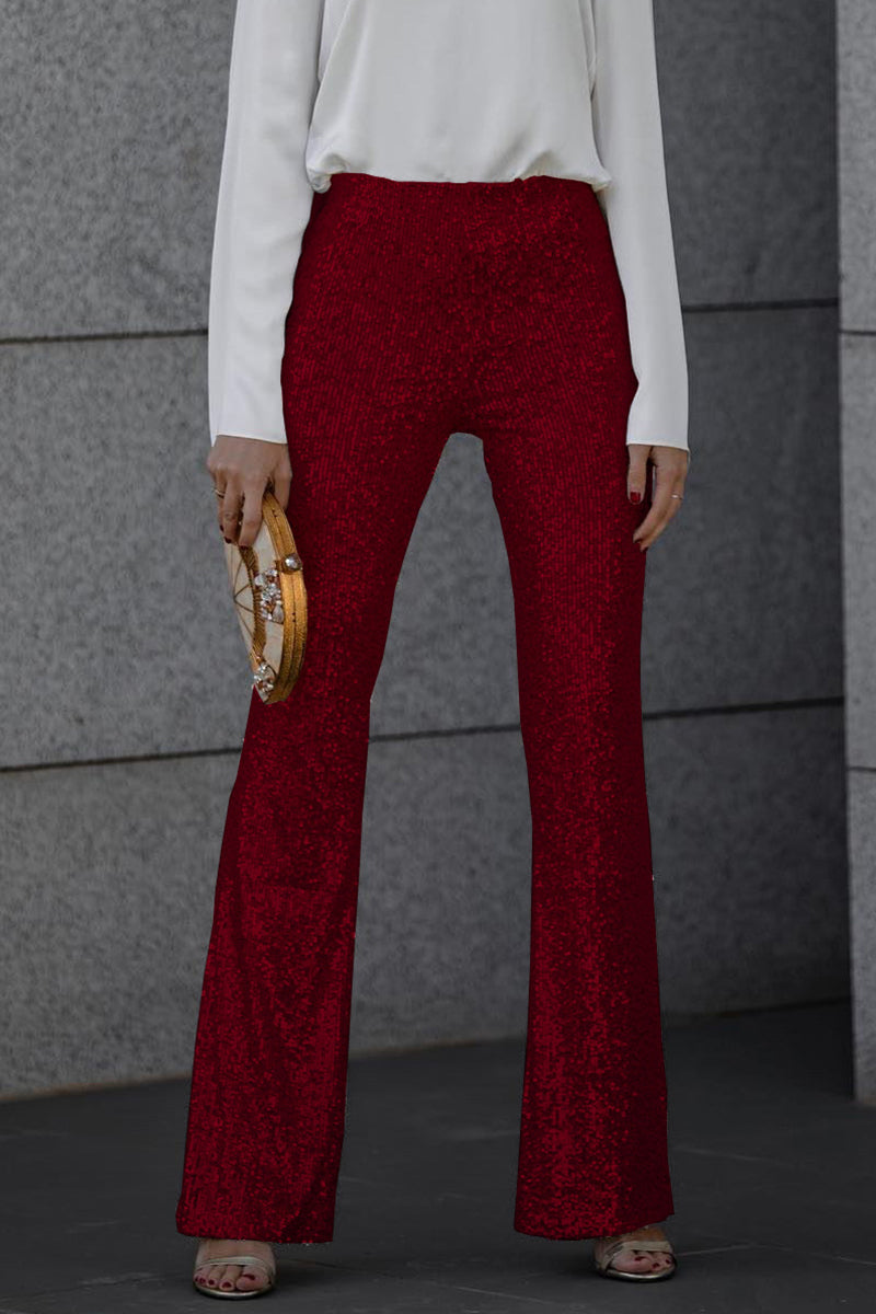 Fashionable Wide Leg High Waist Women's Pants