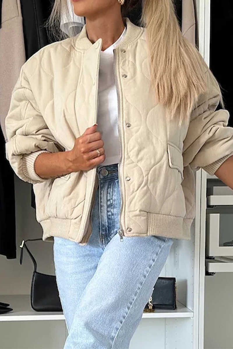 Casual Autumn Coat for Ladies with Pockets - ModishWorld