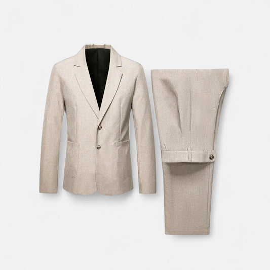 Classic Mens Suit Twill Blazer and Trousers Set - Modish World