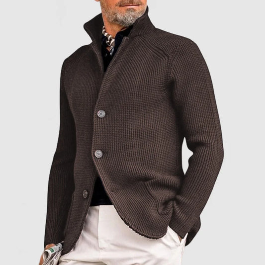 Classic Cozy Wool Cardigan Sweater - ModishWorld