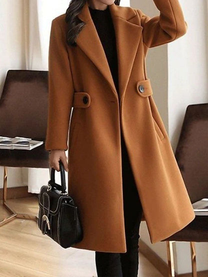 Classic Women's Trench Coat with Waist Belt
