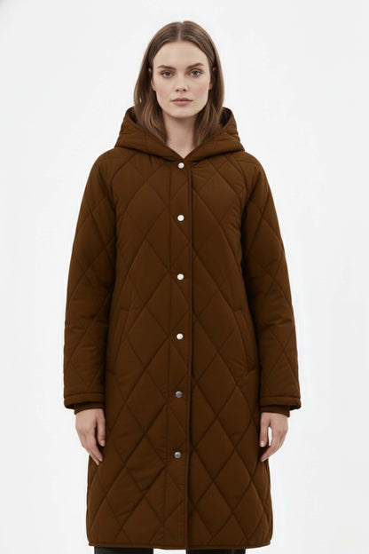 Warm Women's Long Down Puffer Jacket