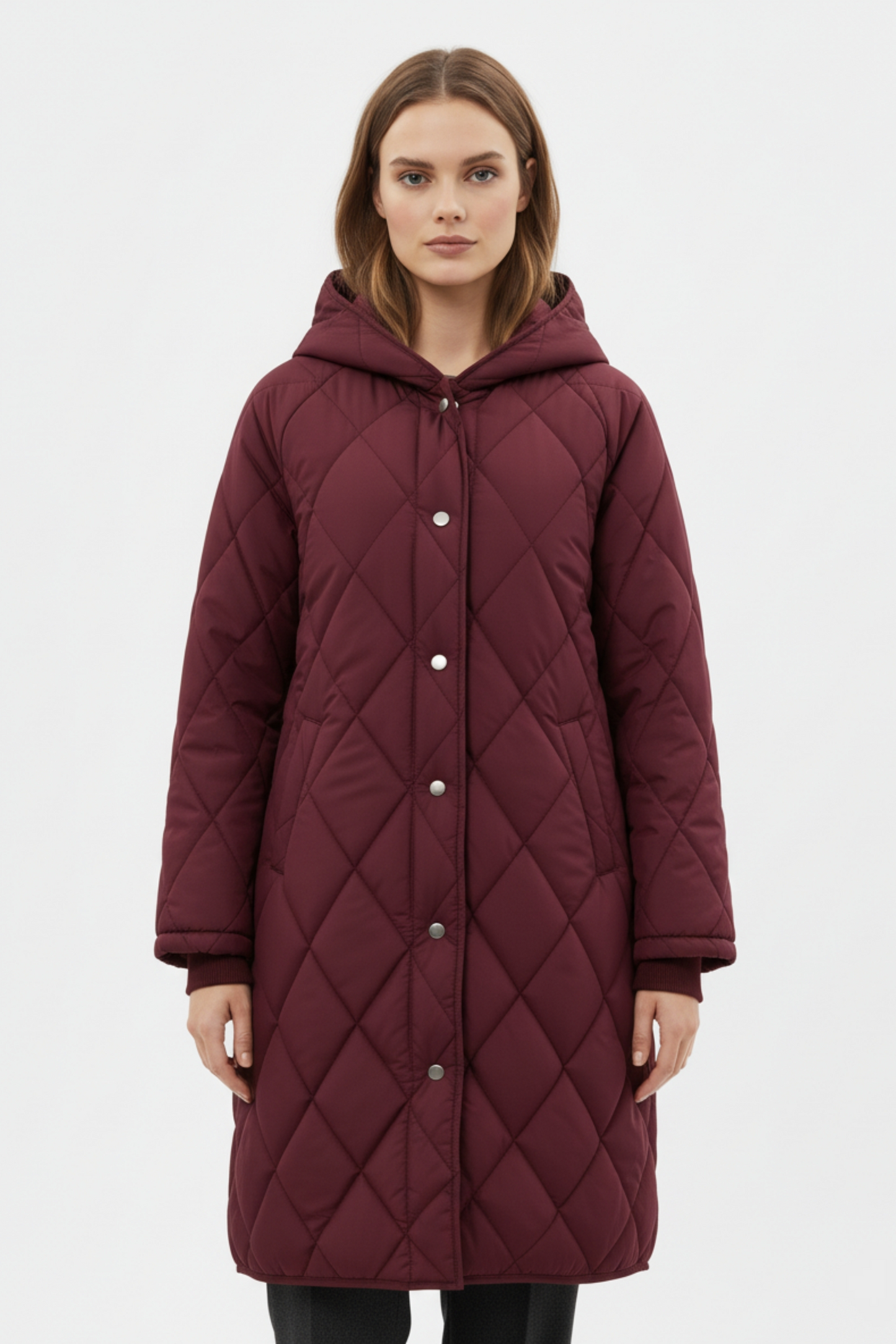 Warm Women's Long Down Puffer Jacket