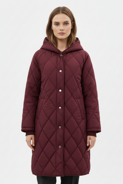 Warm Women's Long Down Puffer Jacket