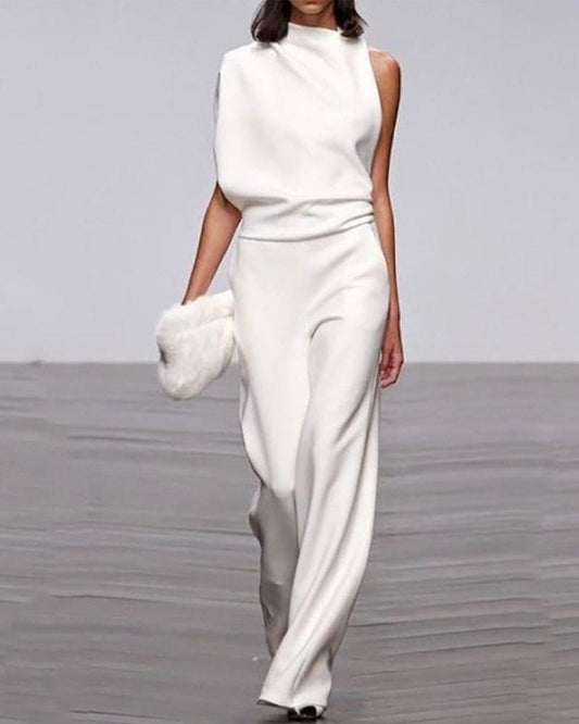 Chic High Neck Womens Jumpsuit - ModishWorld