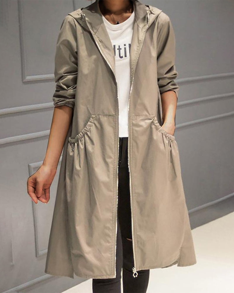 Waterproof Women's Hooded Parka Coat - ModishWorld