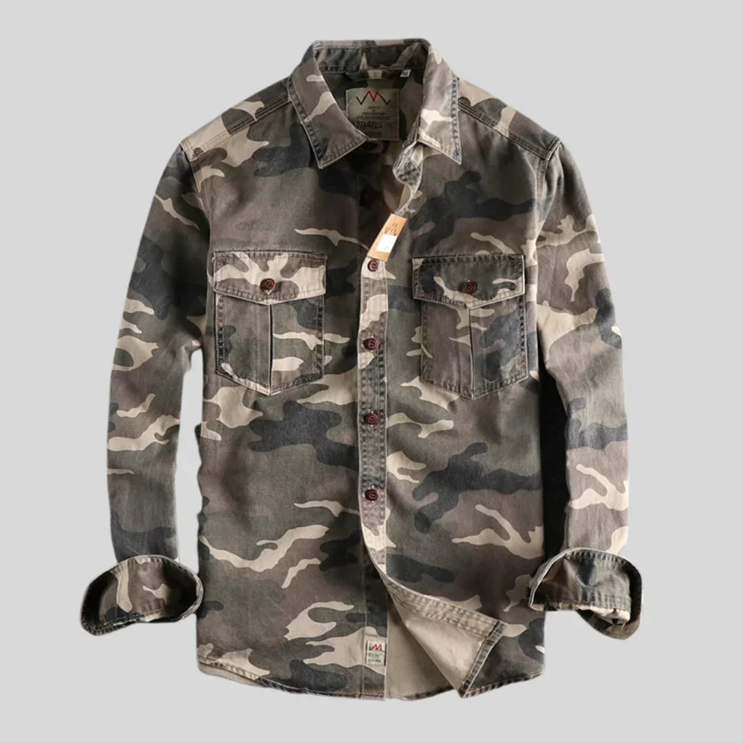 Military Style Hunting Shirt for Men