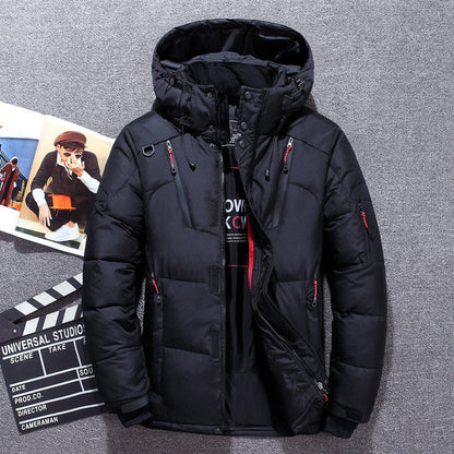 Warm Waterproof Parka Coat - Hooded Style