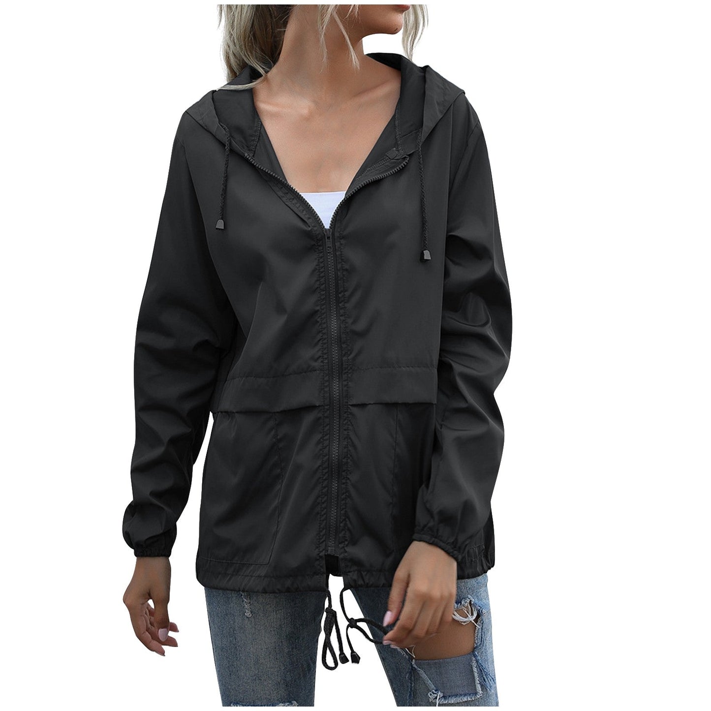 Waterproof Women's Windbreaker Jacket
