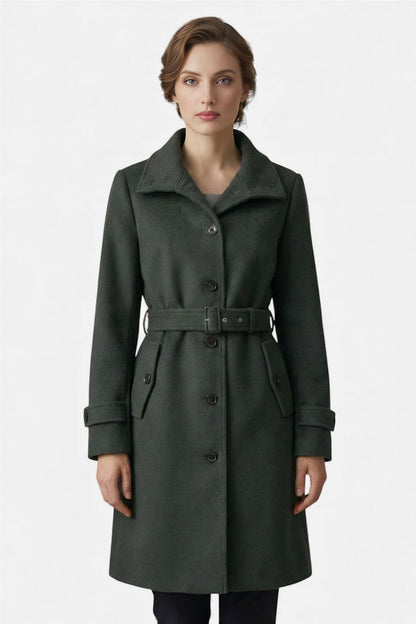 Elegant Ladies Classic Trench Coat