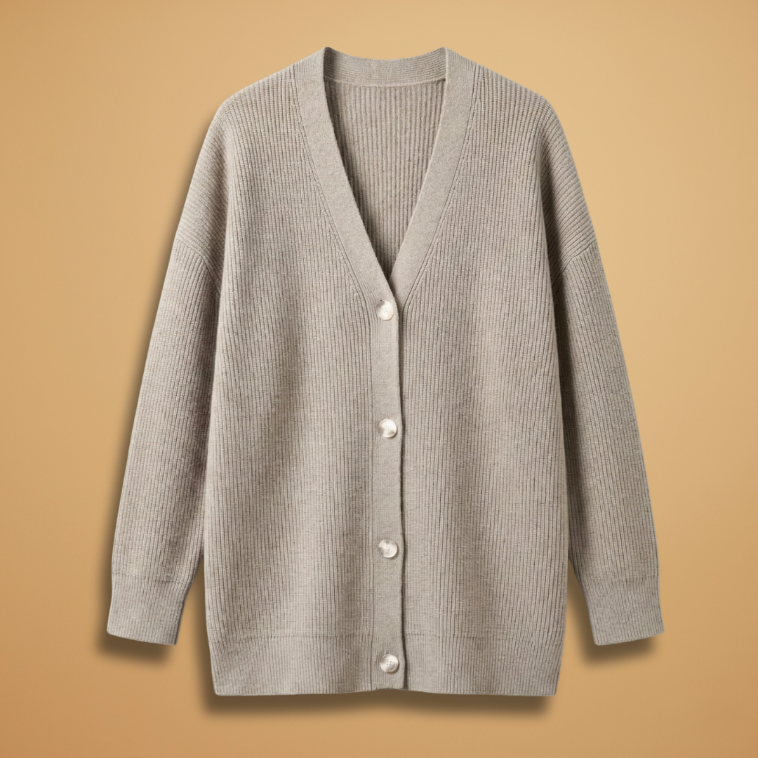 Ladies Open Front V Neck Sweater Cardigan - Modish World
