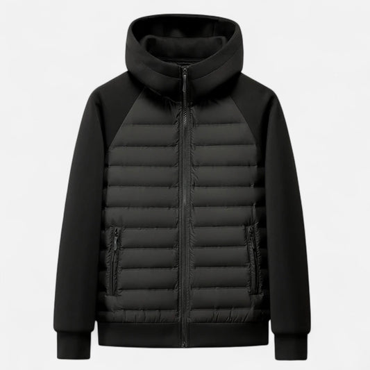 Warm Men's Quilted Hooded Puffer Jacket - Modish World