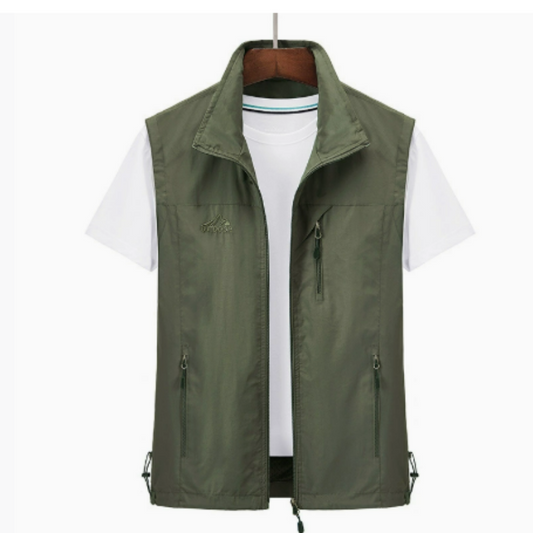 Waterproof Men's Half Zip Vest - ModishWorld