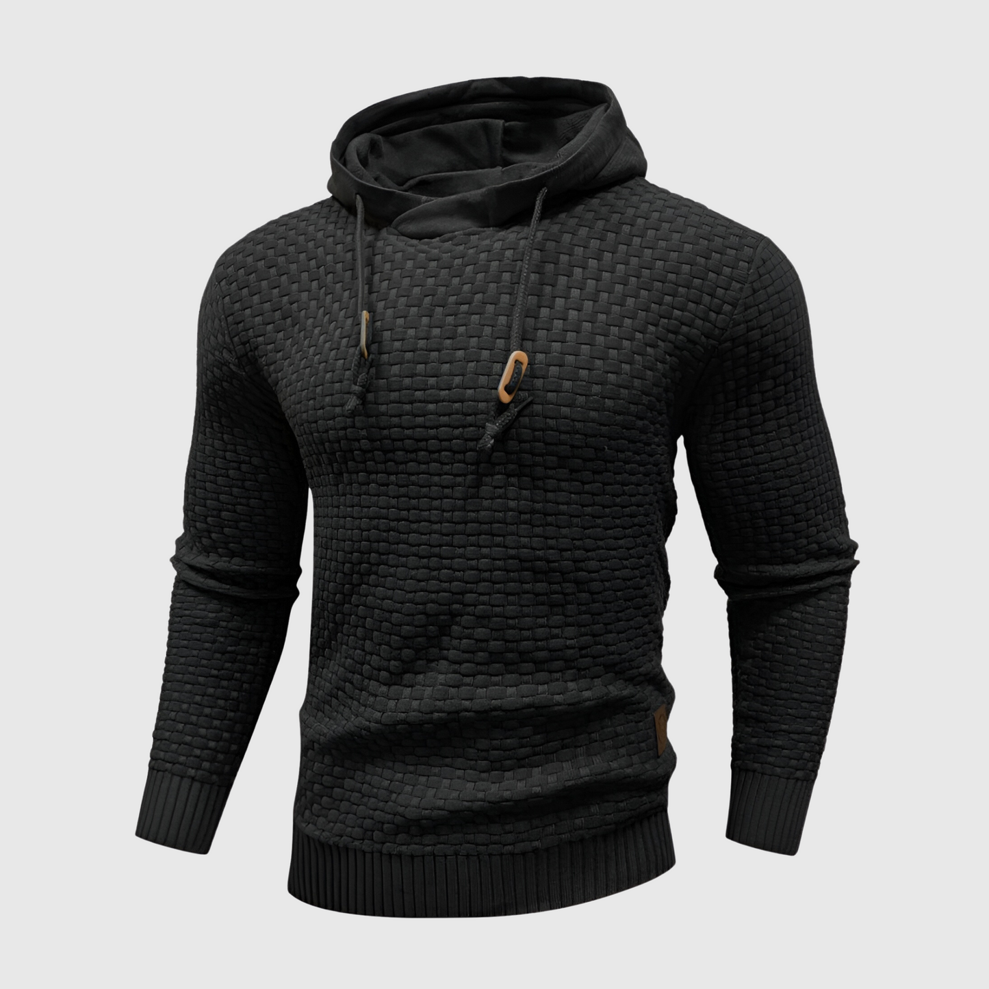 Men's Fleece Hoodie with Adjustable Hood