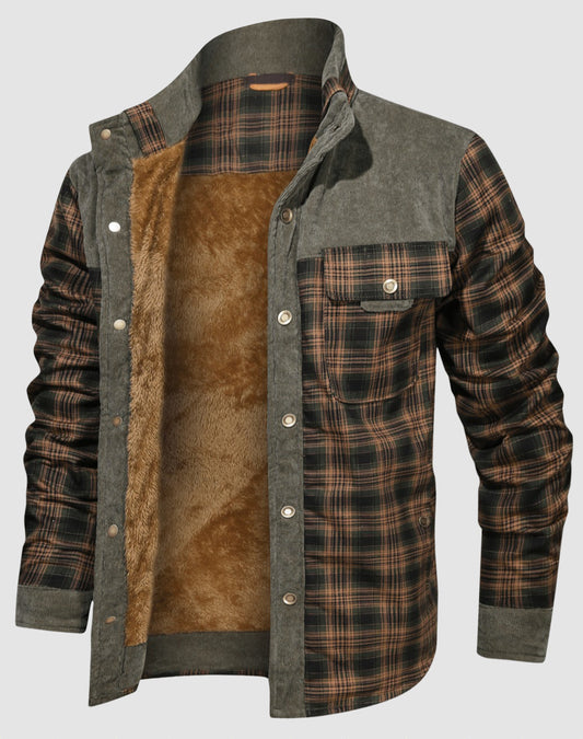 Warm Thermal Shirt Jacket for Men - ModishWorld