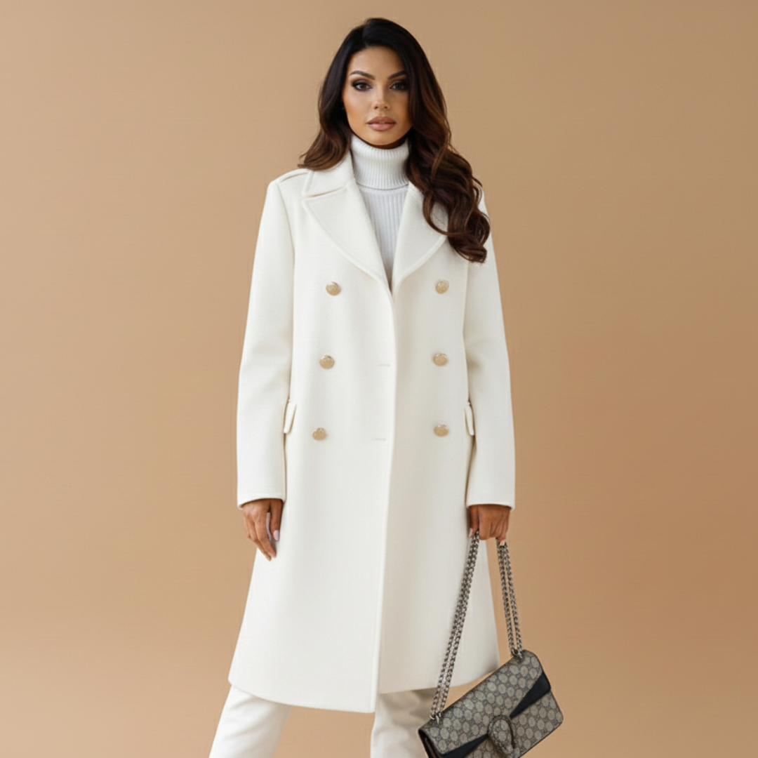 Classic Double Breasted Women's Coat