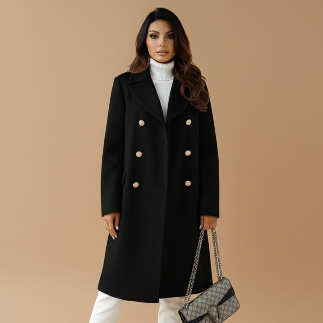 Classic Double Breasted Women's Coat