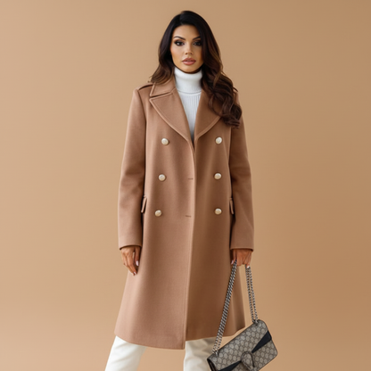 Classic Double Breasted Women's Coat