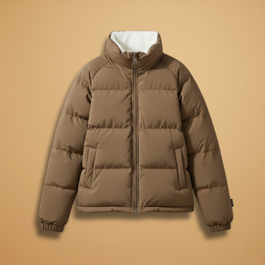 Warm Winter Parka with Hood and Fleece Lining - Modish World