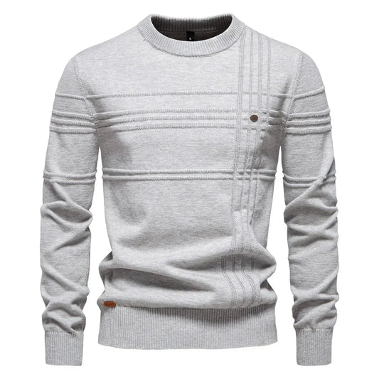 Classic Men's Cable Knit Sweater - ModishWorld