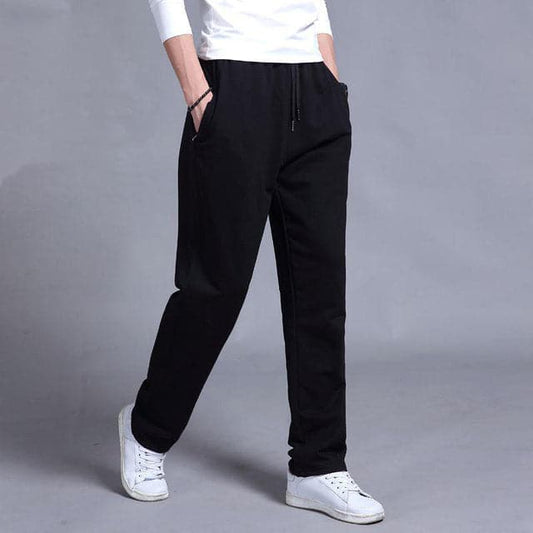 Comfortable Cotton Jogger Pants with Elastic Waist - Modish World