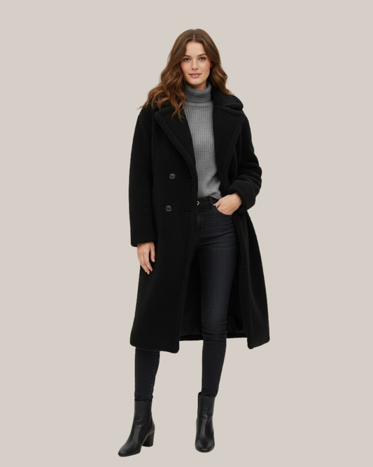 Warm Double Breasted Women's Winter Coat - Modish World