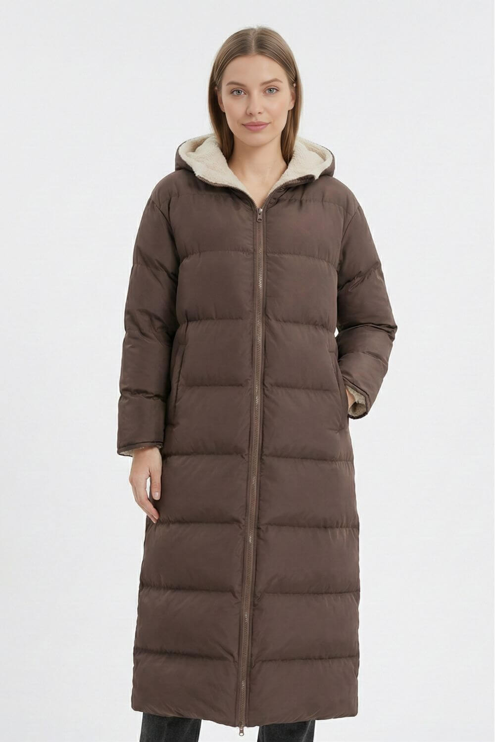 Classic Women's Down Parka Jacket