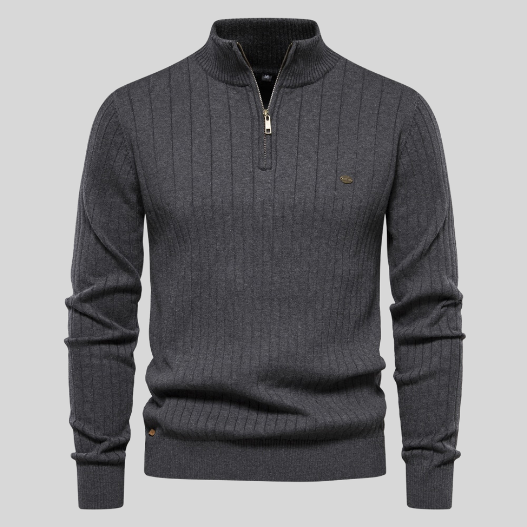 Men's Warm Crew Neck Knit Sweater